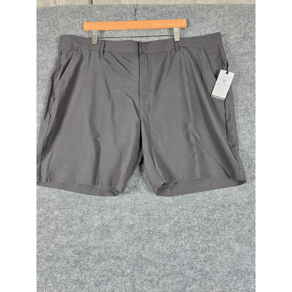 Maelreg Mens Proflex Shorts Dark‎ Grey Performance Wicking 4 Way Stretch Sz 42x7